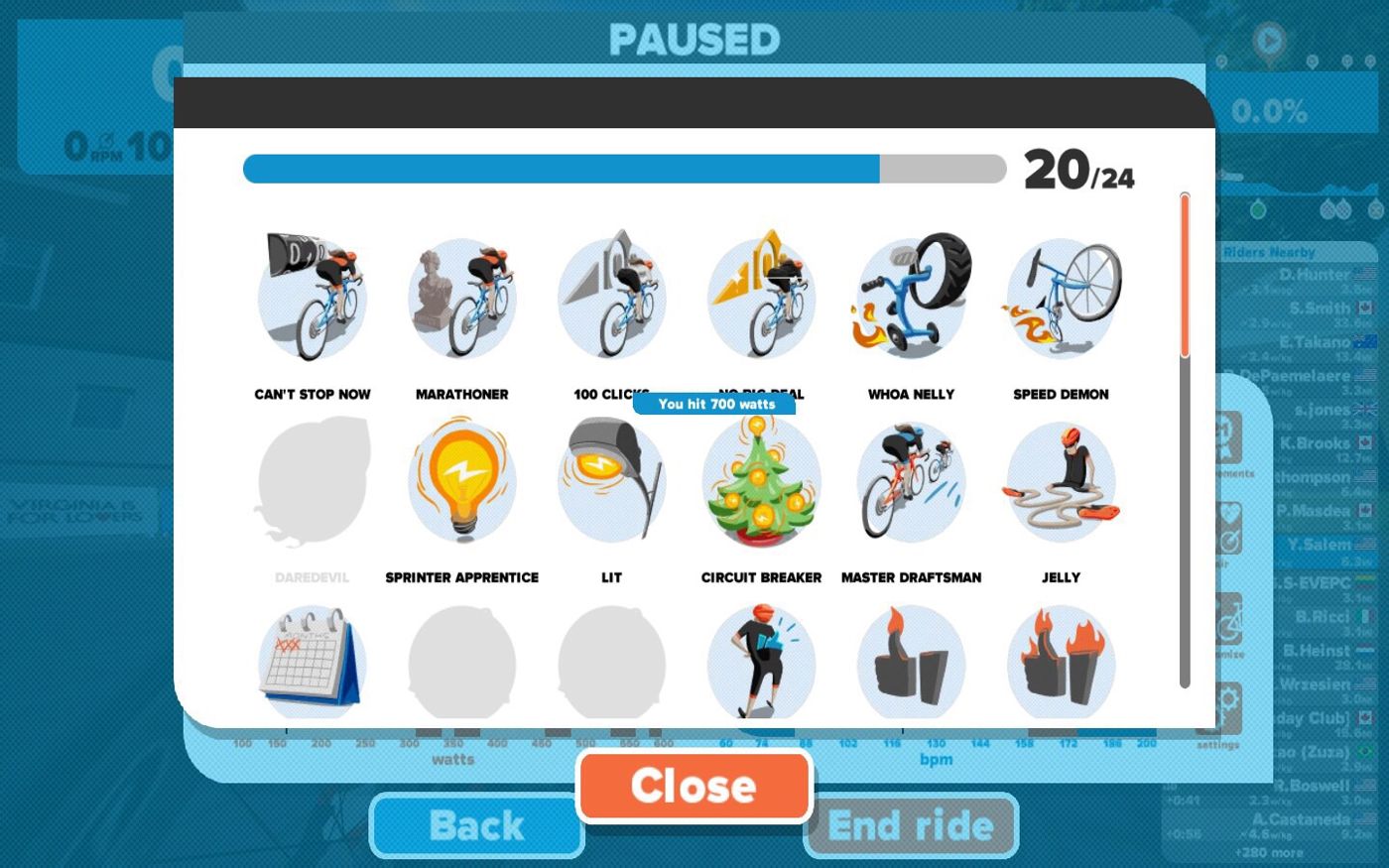  I did go strong for a short stretch to secure 2 achievements. One was the 