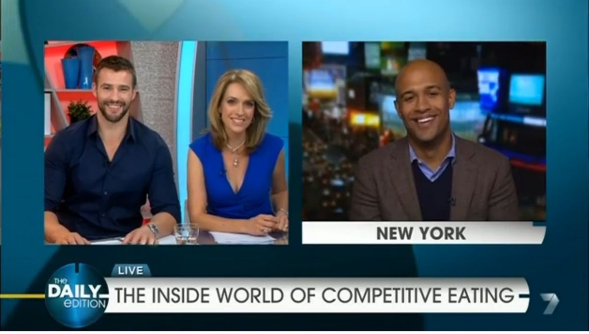 The Daily Edition, Channel 7 Australia, live cross with Yasir Salem in New York